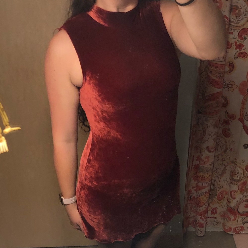 Figure skating competition dress with leotard
